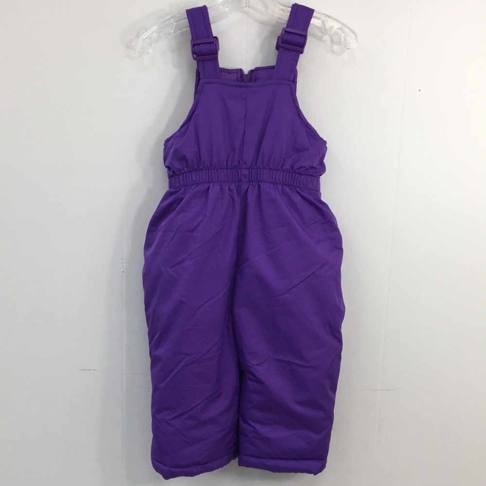 Pink Platinum Purple Daisy Print Coat Bib Set Size 12 M EXCELLENT Condition - Picture 7 of 9